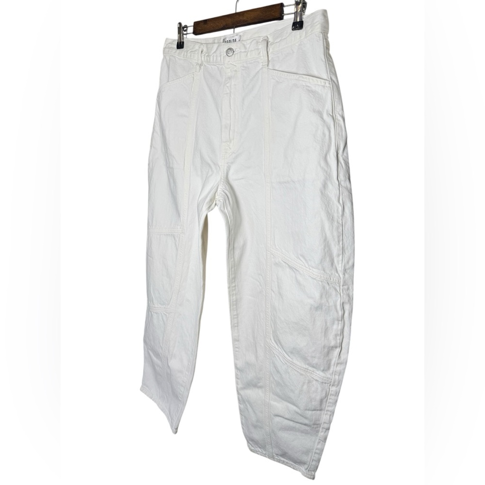 Agolde Mara Barrel Jean in Milkshake - Picture 3 of 15